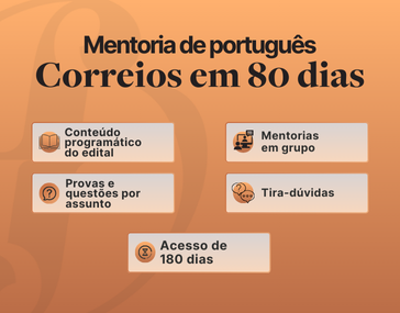 Mentoria de Portugus: Correios em 80 Dias