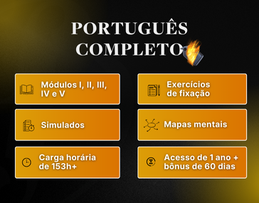 Portugus Completo - Mdulos I, II, III, IV e V