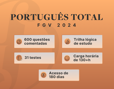 Portugus Total FGV 2024