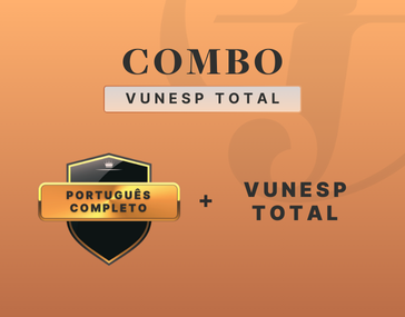 COMBO - Portugus Completo + Portugus Total Vunesp 2024